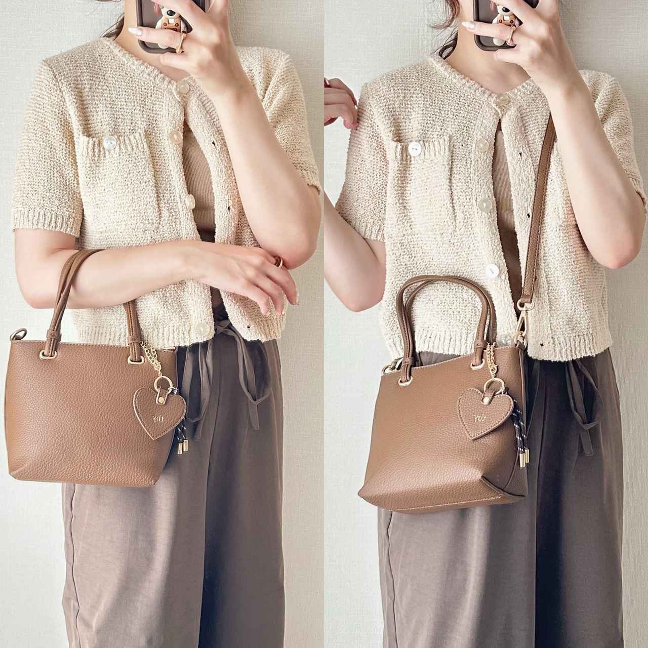 画像: ショルダー紐付きの2WAY仕様