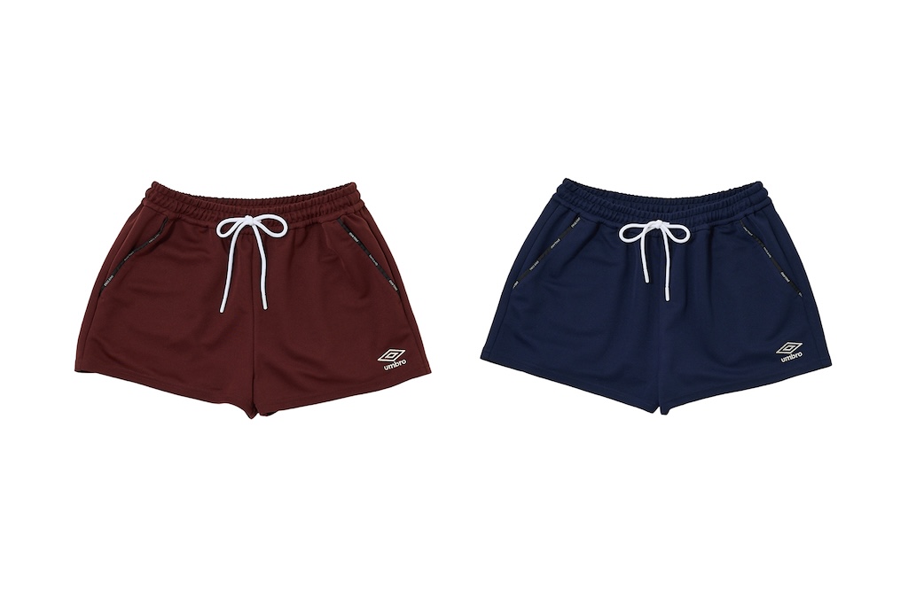 画像: アンブロ パイピングトラックショーツ(ボルドー / ネイビー)各¥11,000 出典:MOUSSY