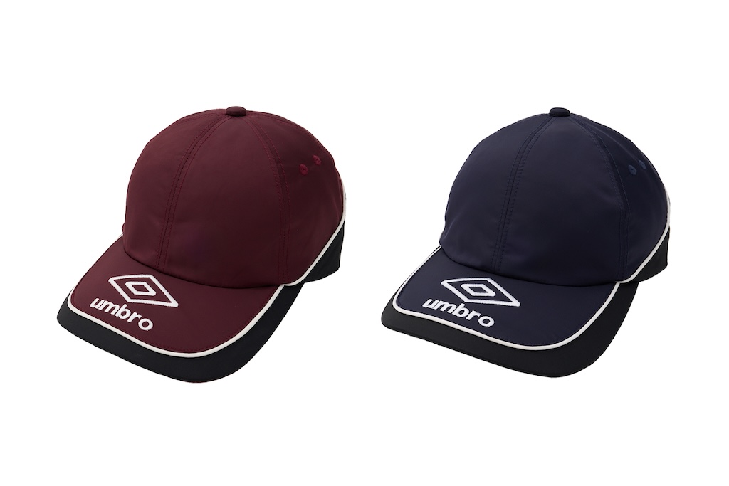 画像: アンブロ パイピングサテンキャップ(ボルドー / ネイビー)各¥6,996 出典:MOUSSY