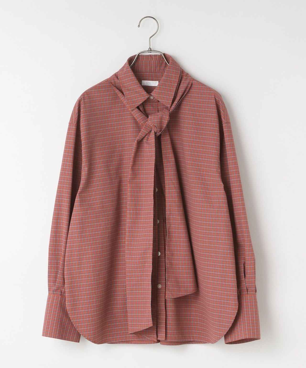 画像: ビックボウタイチェックシャツ(レッド)¥6,050(ローリーズファーム) 出典:ローリーズファーム