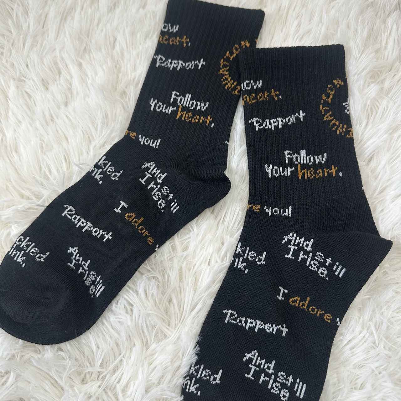 画像: 落書き風ソックス