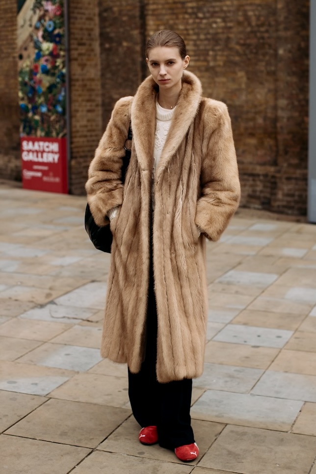 画像: 華やぎファーコートに映える赤の「スピードキャット OG」