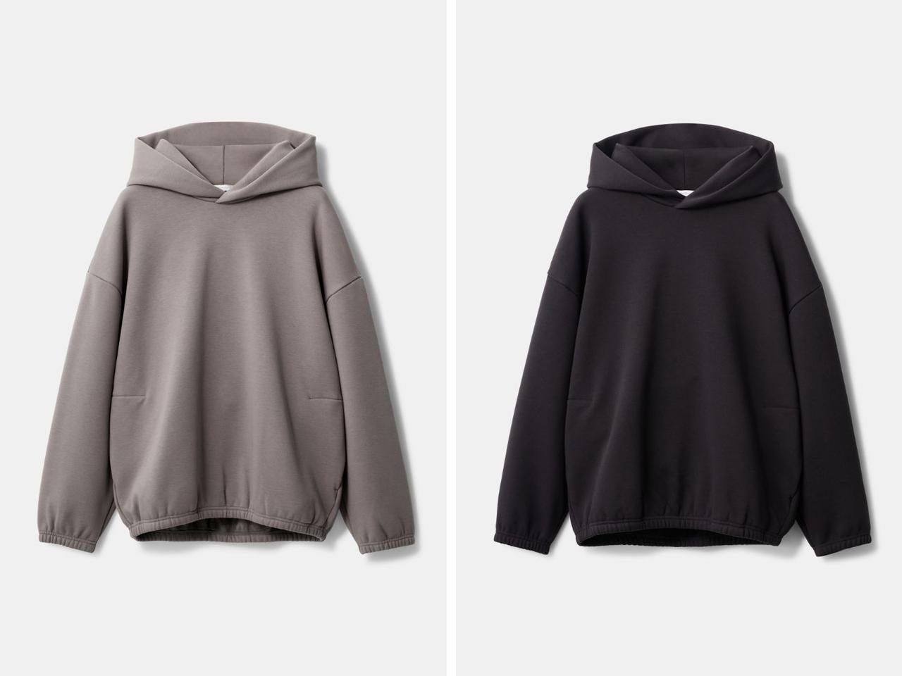 画像: 「バックフリースオーバーサイズパーカ」各￥15,000 出典:プラステ