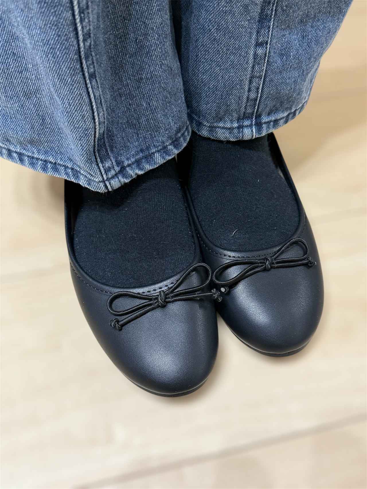 画像: 履いてみると……