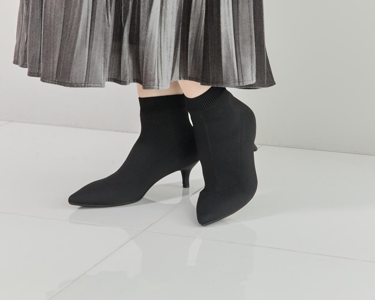 画像: ニットブーツで美シルエット