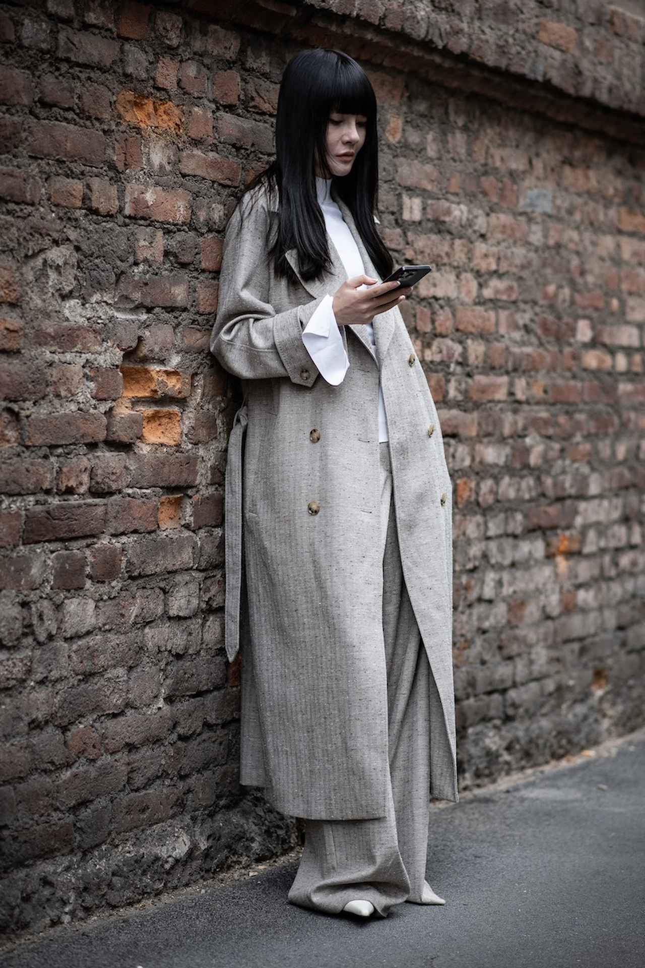 画像: セットアップでスーツのような知性をまとう