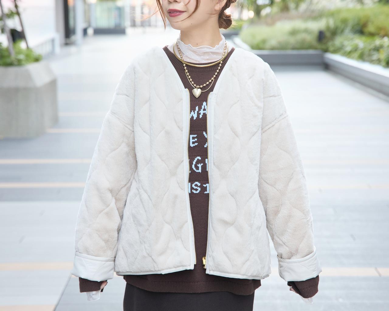 画像: リバーシブルアウターで着回し力アップ