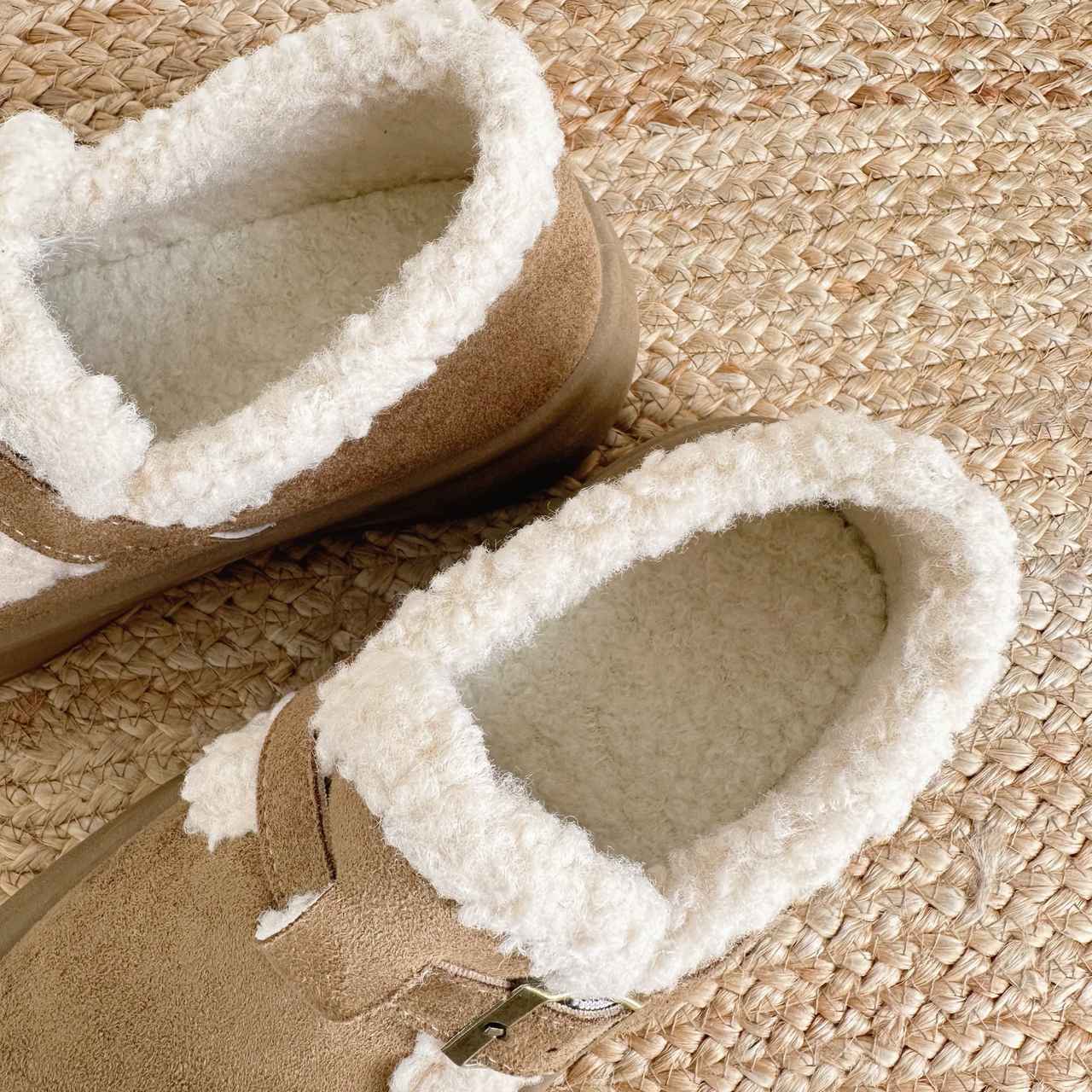 画像: もこもこで足元まで暖かい