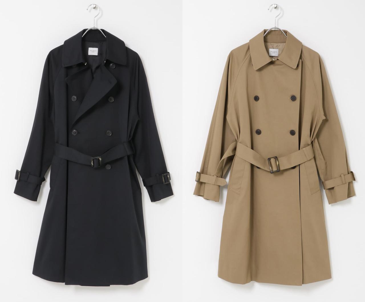 画像: URBAN RESEARCH DOORS 撥水トレンチコート（ダークネイビー/ベージュ）各¥22,000（ともにアーバンリサーチ ドアーズ）※2月下旬発売予定