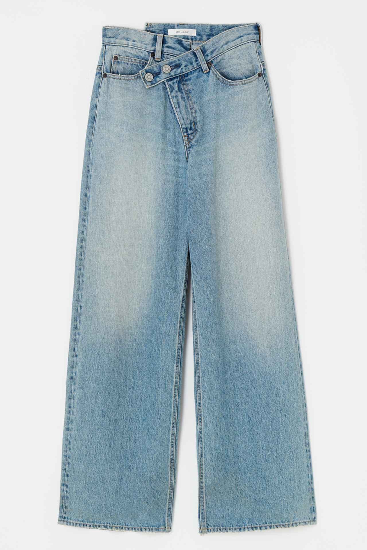 画像: CROSS WAIST WIDE ストレート ￥15,180 出典：マウジー