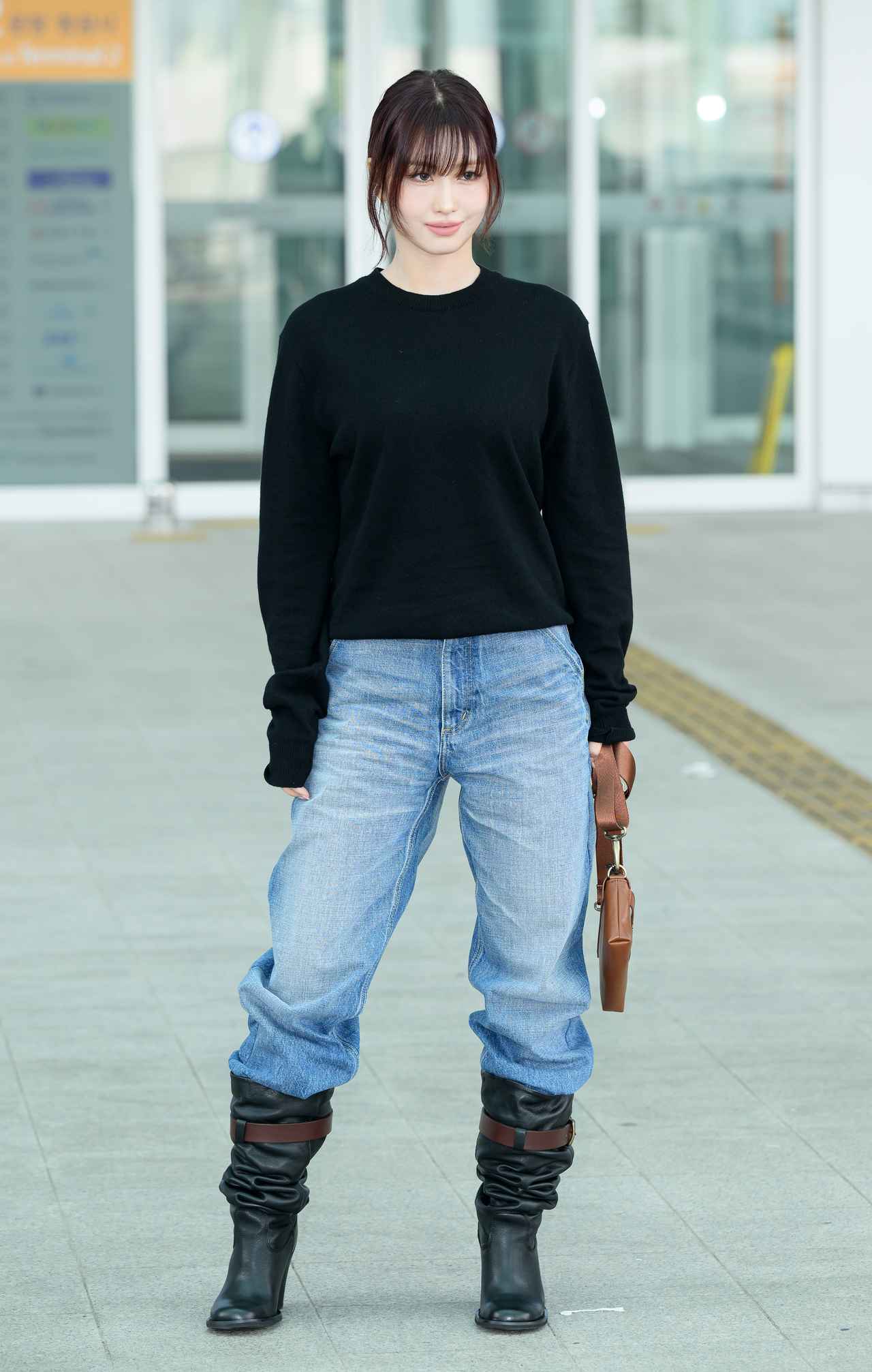 画像: 【TWICEモモ】スラウチーブーツ