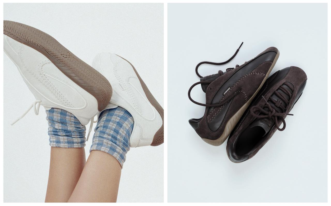 画像: プーマ スピードキャット プラス(alabaster / chicory)各¥24,200(ともにマッドハッピー トウキョウ) 出典:マッドハッピー トウキョウ