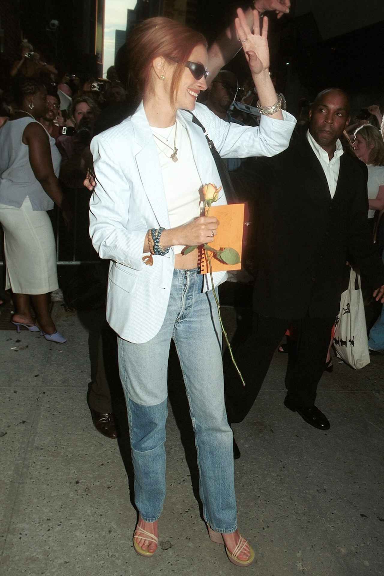 画像: 2001年7月、NYにて。