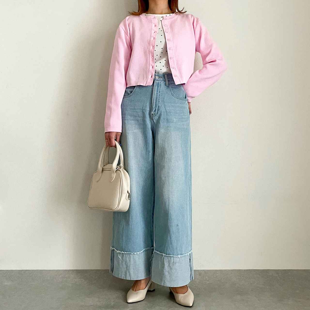 画像: 春らしさがプラスされたコーデに。