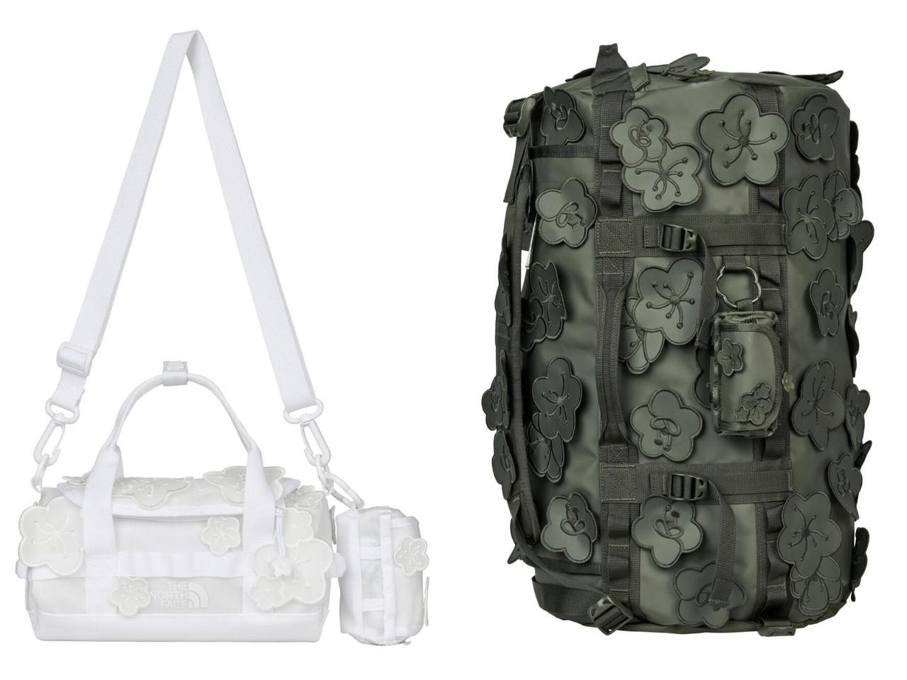画像: 左「TNF X Cecilie Bahnsen Base Camp Clutch」¥41,250、右「TNF × Cecilie Bahnsen Base Camp Duffel S」¥63,800 出典:The North Face Cecilie Bahnsen 特設サイト