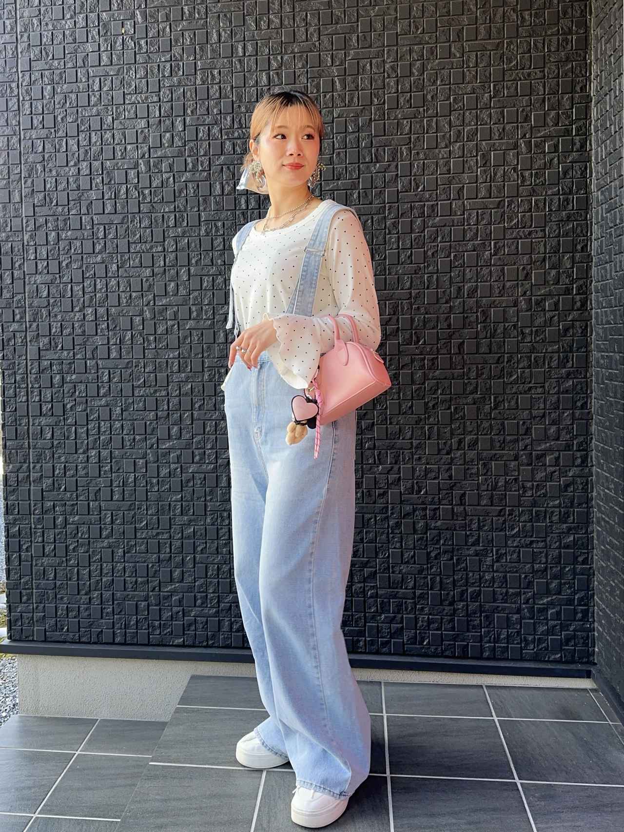 画像: ドットトップス着画