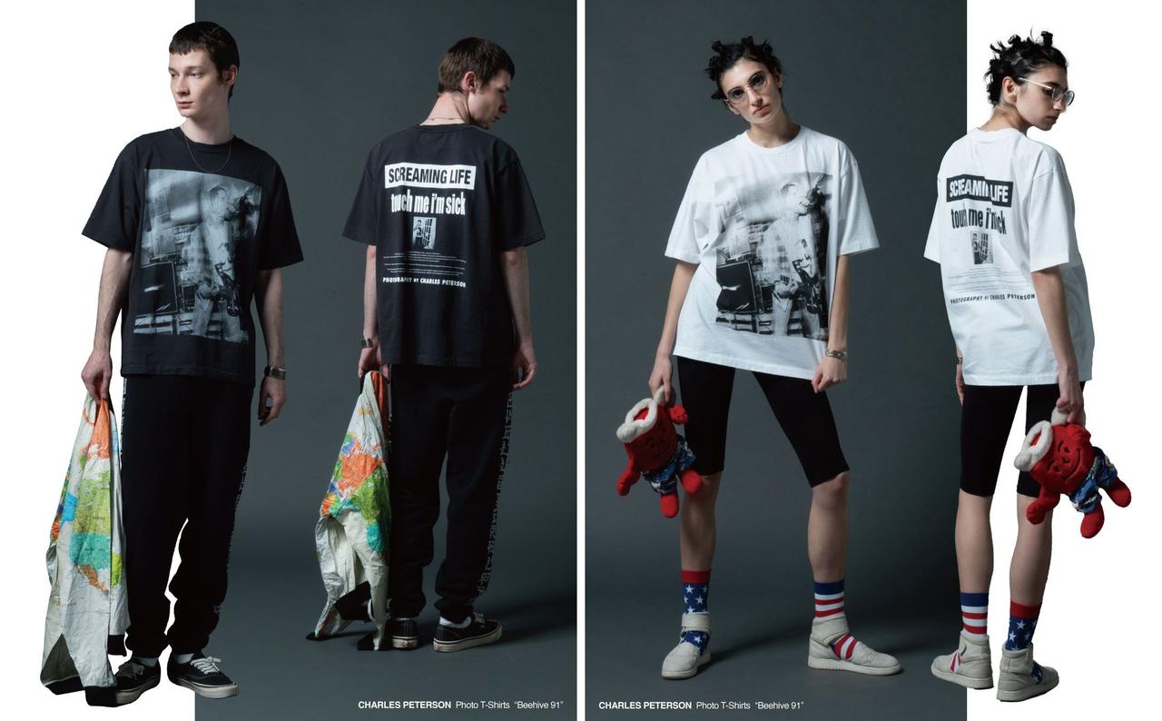 画像: 写真家チャールズ・ピーターソンのTシャツ各￥15,400 出典：オープンスタジオ