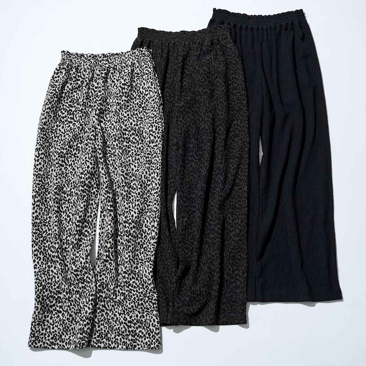 画像: DRYクシュイージーパンツ（アイボリーダルメ/チャコールダルメ/ブラック）各¥5,000 4月下旬入荷予定 出典：ニコアンド