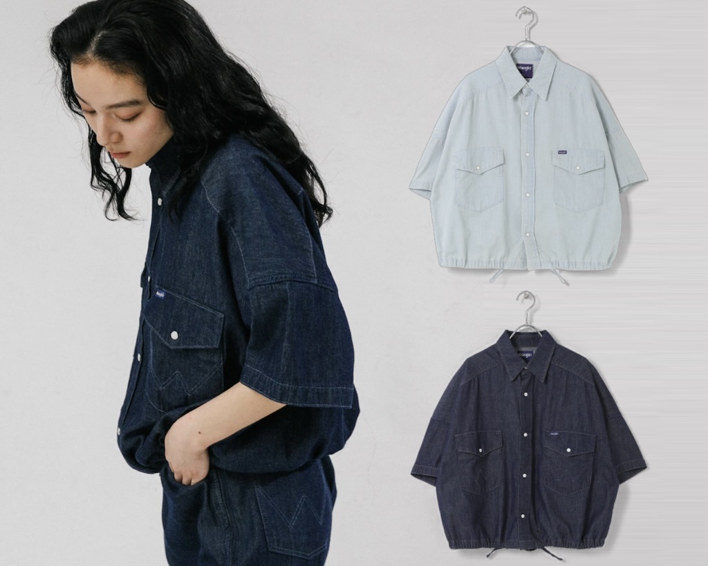 画像: EKAL 『別注』Wrangler×EKAL　ライトデニムワークシャツ（ユーズド、ワンウォッシュ）各¥10,450（ともにエカル）　※4月下旬発売予定 出典：アーバンリサーチ