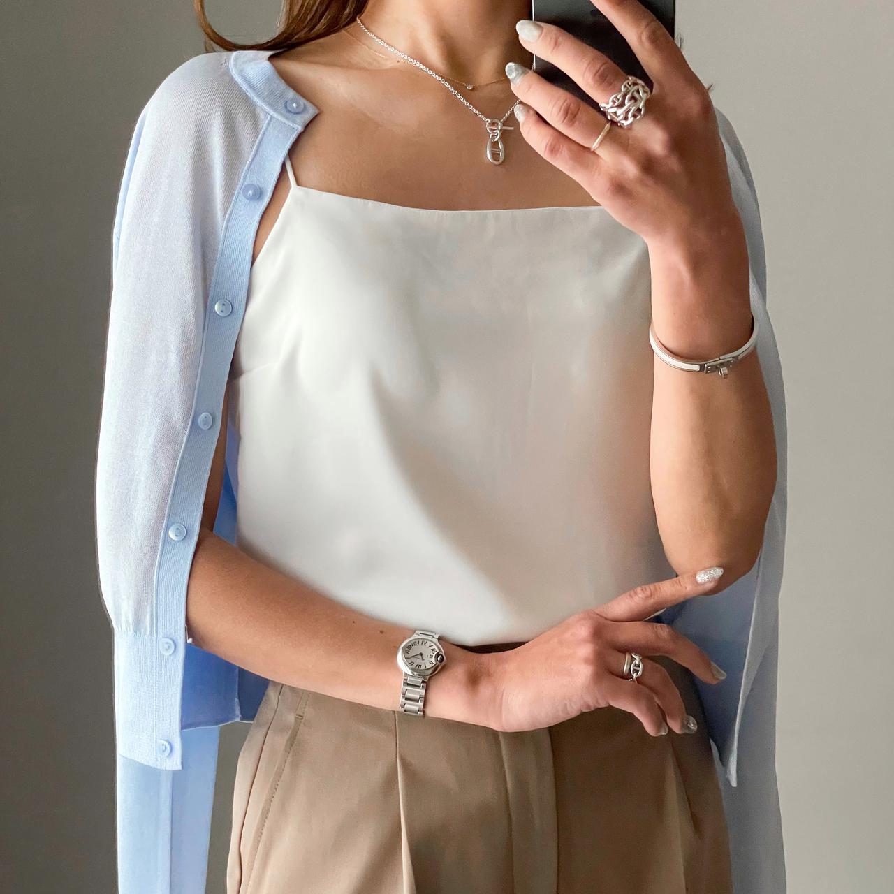 画像: インナーにぴったりな大人キャミソール