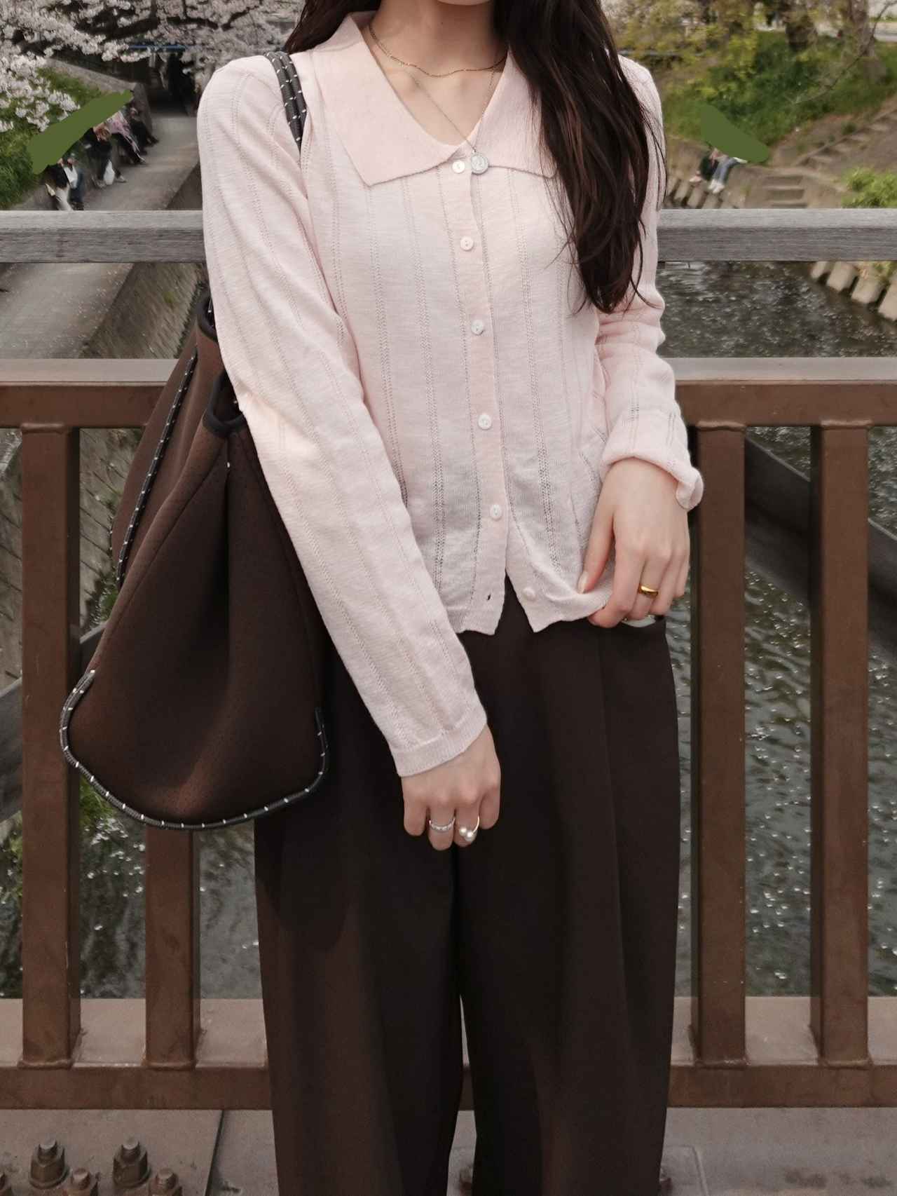 画像: 華やかポロニット