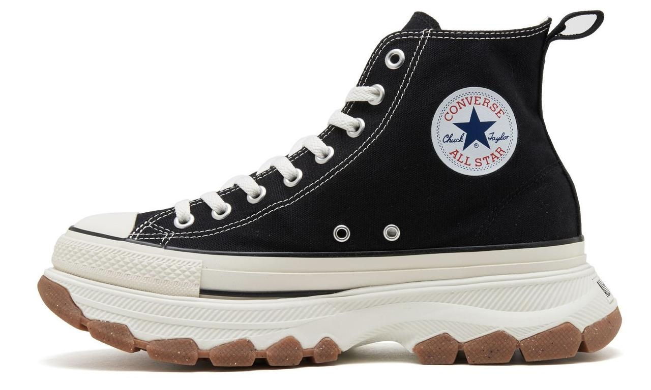 画像: 【コンバース】オールスターⓇ トレックウエーブ HI(ブラック)¥15,950(ABCマート) 展開:22.5~27.5cm(0.5cm刻み)、28、29、30cm gs.abc-mart.net出典:ABCマート