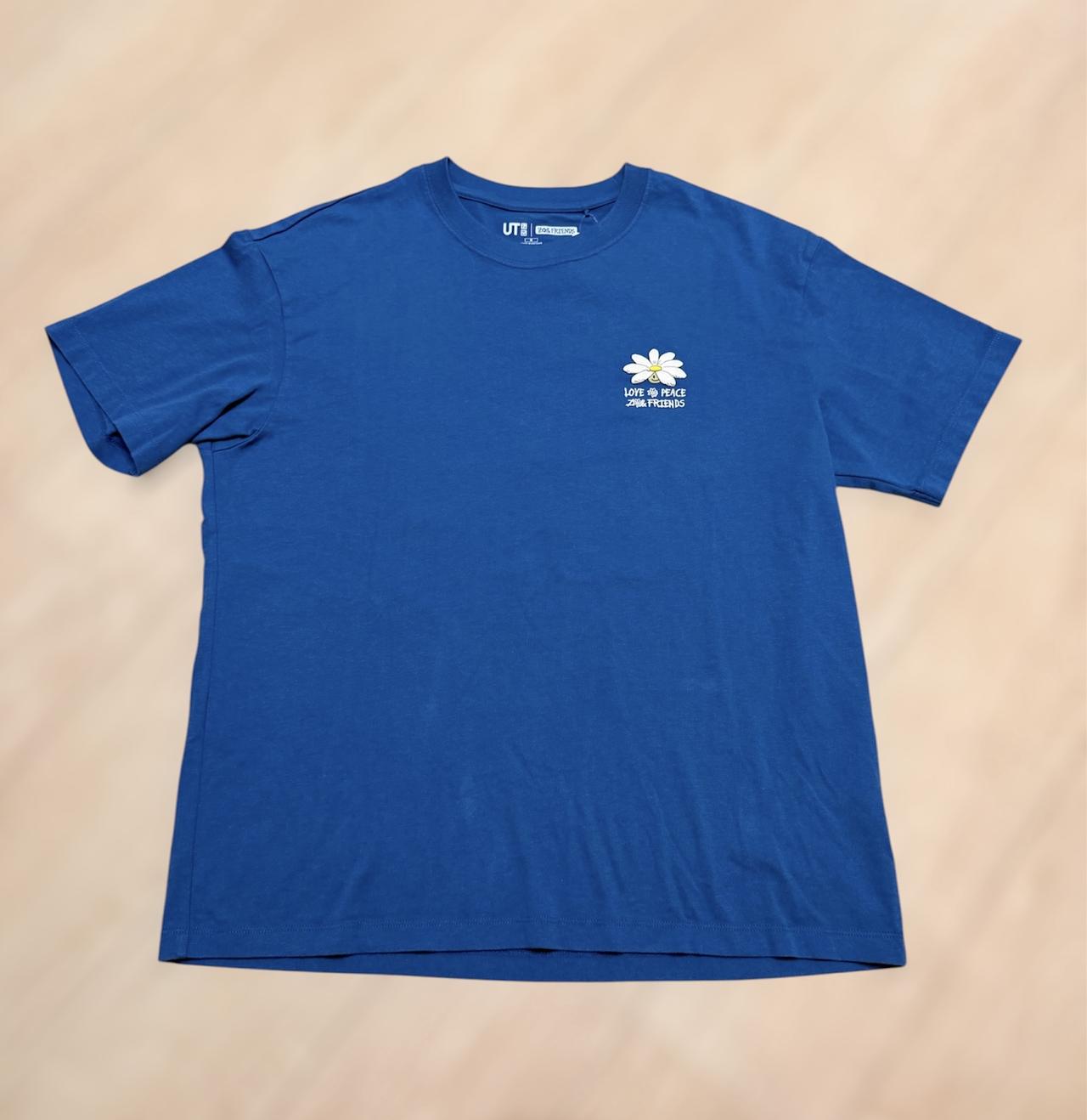 画像: 鮮やかブルーTシャツ