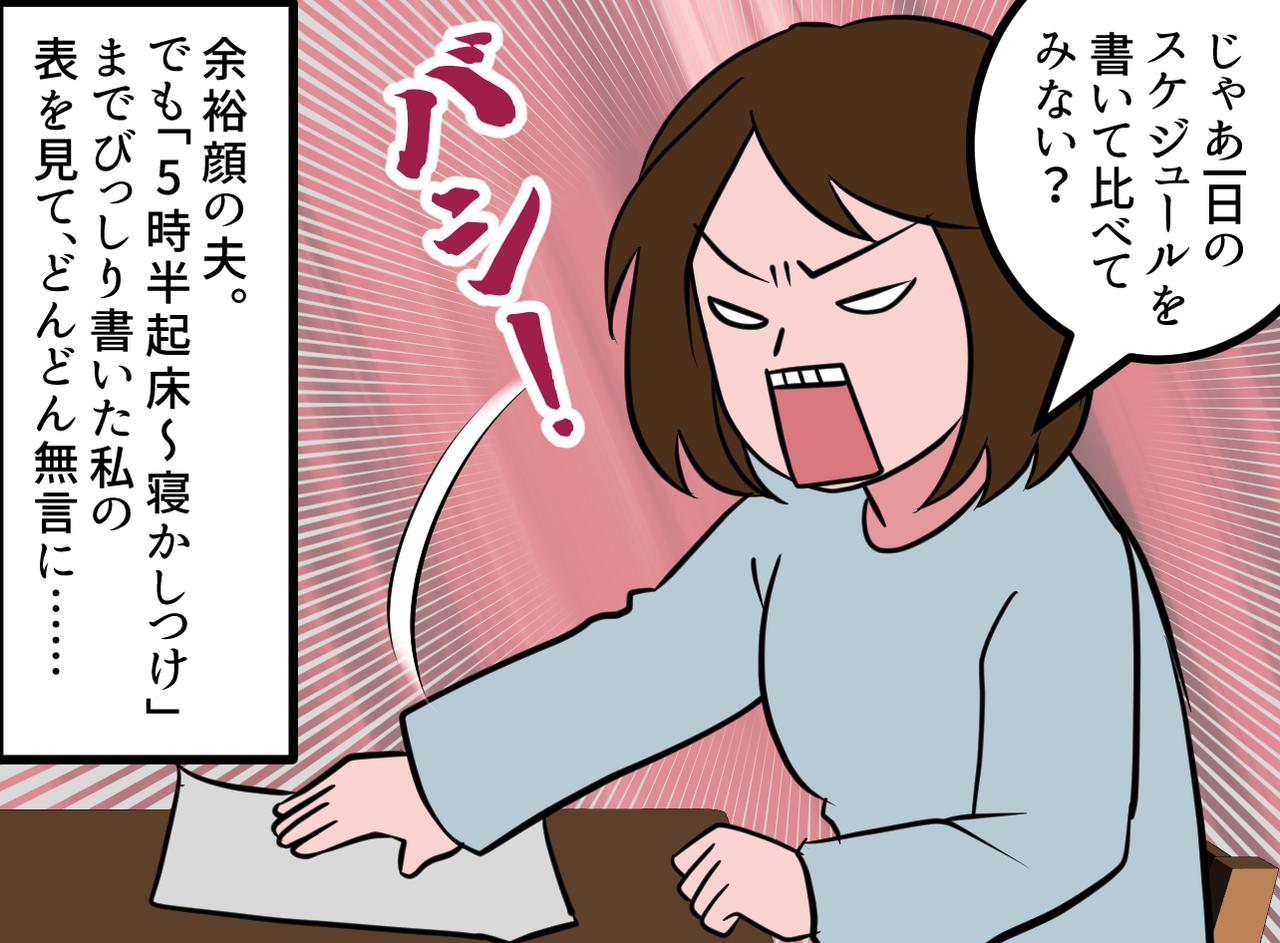 画像3: 疲れた妻に張り合う夫