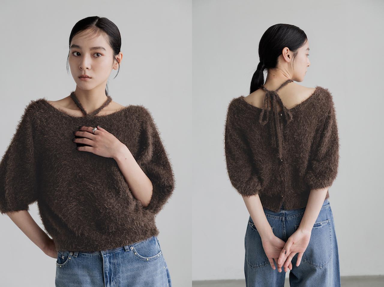 画像: 2WAYシャギーカーディガンSS(ブラウン)¥4,990(ローリーズファーム) 出典:ローリーズファーム