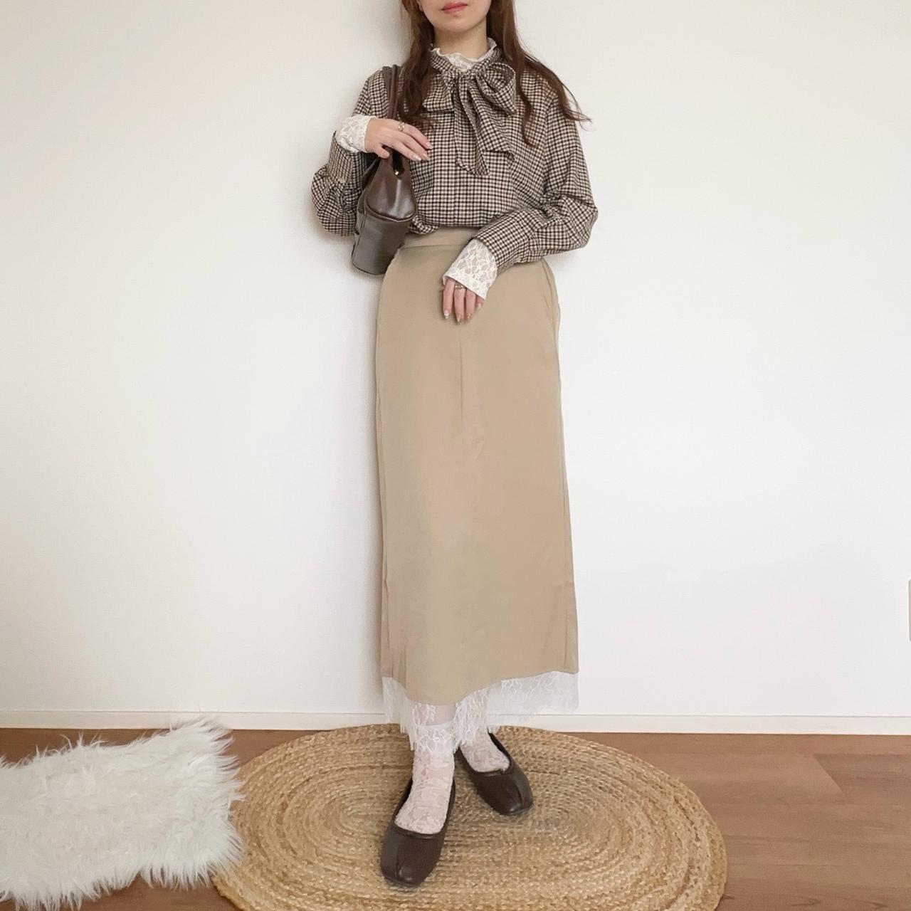 画像: レーストップスをレイヤード