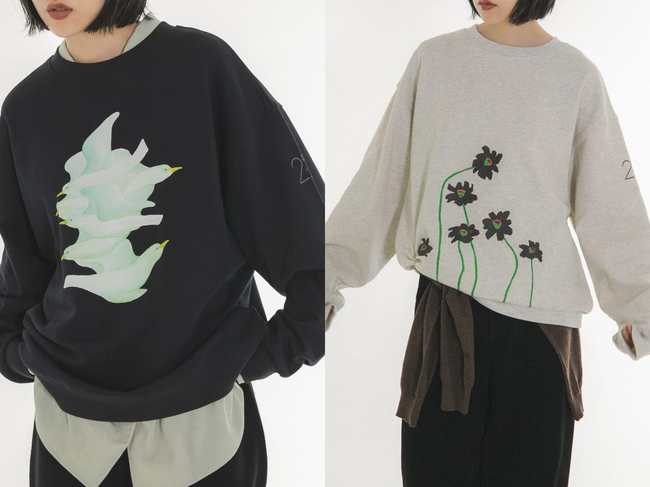 画像: 「別注スウェット」各¥8,800【リー イズミダ×KBF】 出典:KBF