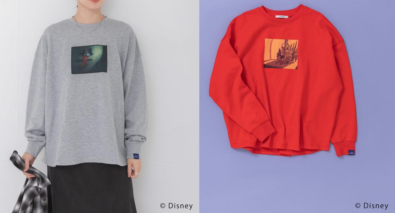 画像: 「別注Disneyビッグスウェット」各¥14,300 出典:アーバンリサーチ