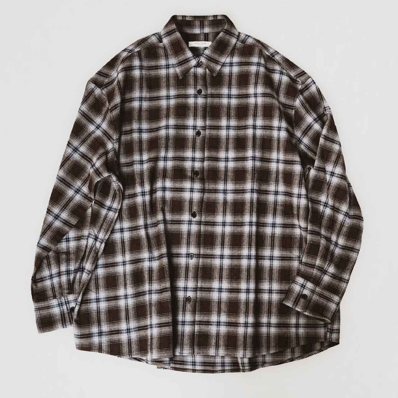 画像: 「ネルチェック ビッグ シャツ」¥5,489※2026年10月下旬発売予定 出典:フリークス ストア