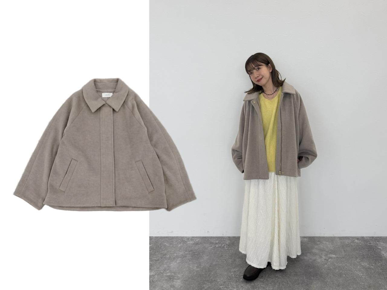 画像: 軽やかストレッチ2WAYカラーショート（モカベージュ）¥11,990 ◾️軽量 ◾️ストレッチ ◾️2WAY ◾️保温  出典：グローバルワーク