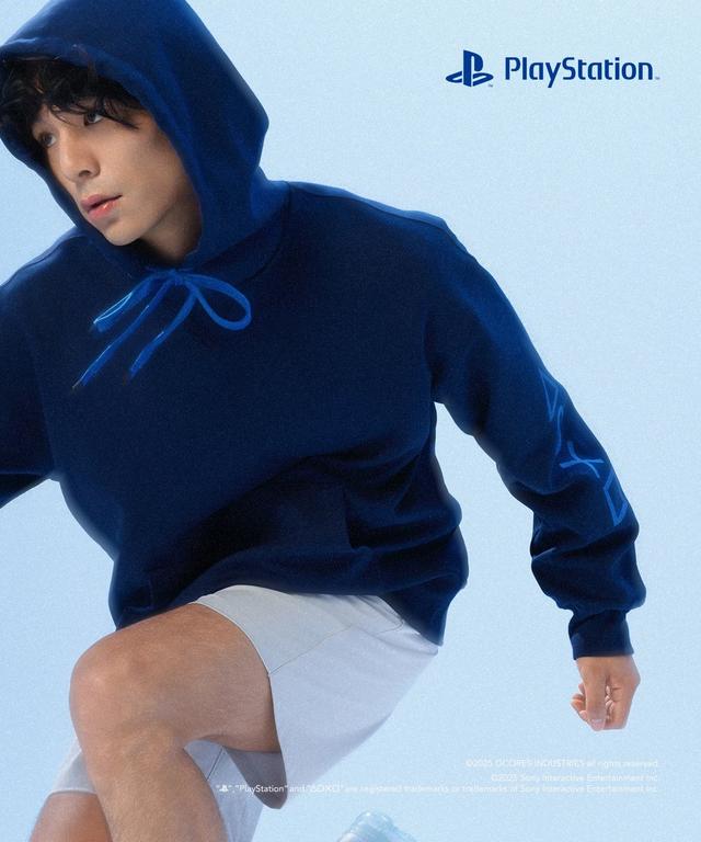 画像2: Gcores Industries×PlayStation Hooded Knit Pullover