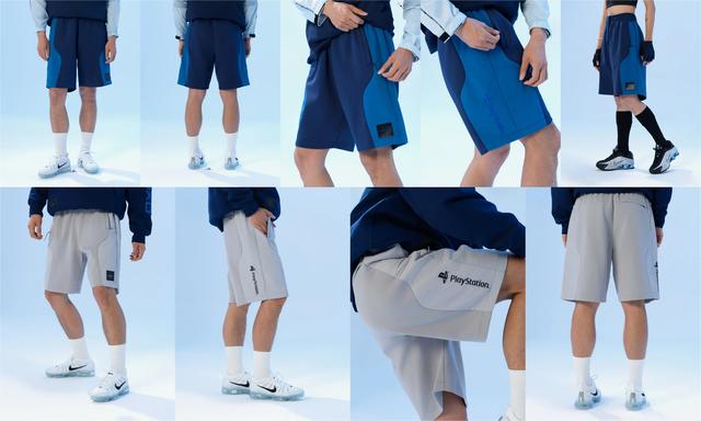 画像1: Gcores Industries×PlayStation Color-Blocked Knit Shorts