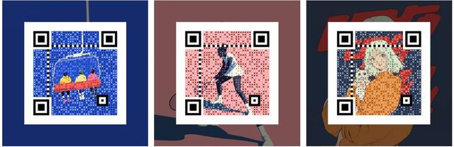 画像: 図:Lemiocodeが提供するデザインQRコード事例(2)