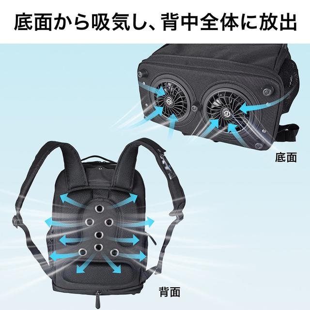 画像1: ●背中に風が流れる新感覚の涼しさ