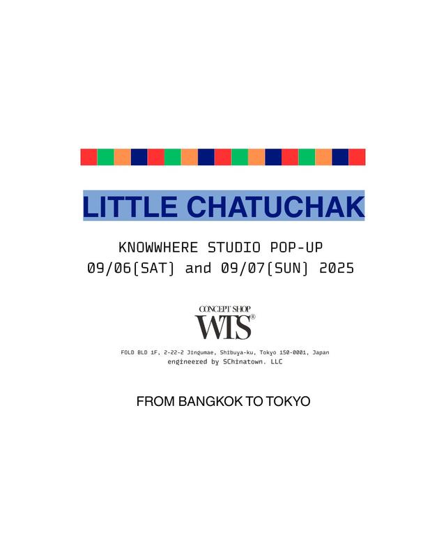 画像2: ファッションキュレーターYothin Poonsumrong設立のブランド兼ショップ。世界中の音楽や日本ストリートカルチャーに影響を受けたセレクトアイテムとオリジナル商品を展開