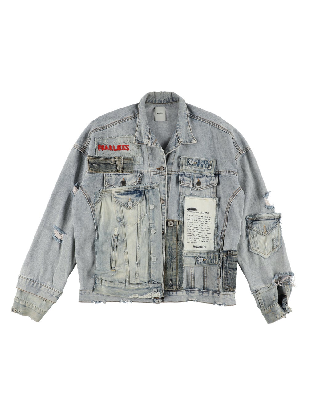 画像: ＜UPCYCLED＞DENIM PANEL JACKET ¥50,000+tax