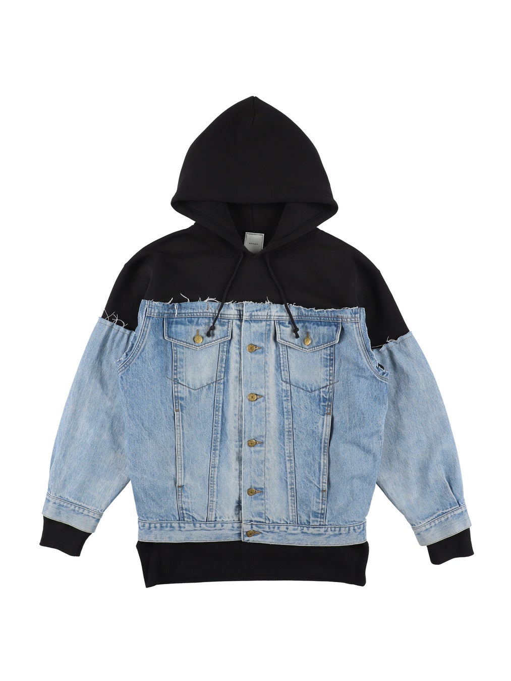 画像: ＜UPCYCLED＞DENIM REBUILD HOODIE ¥36,000+tax