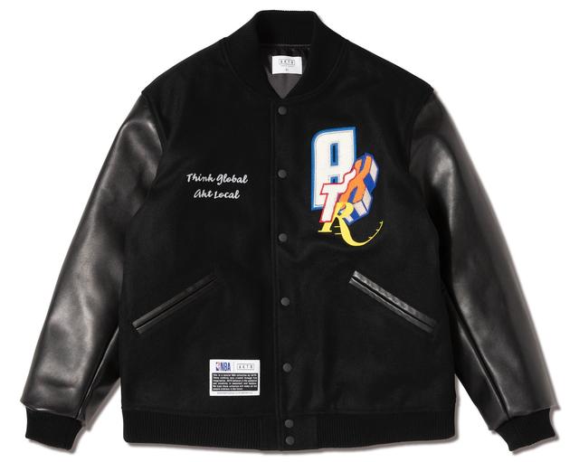 画像: NBAxAKTR VARSITY JACKET BK