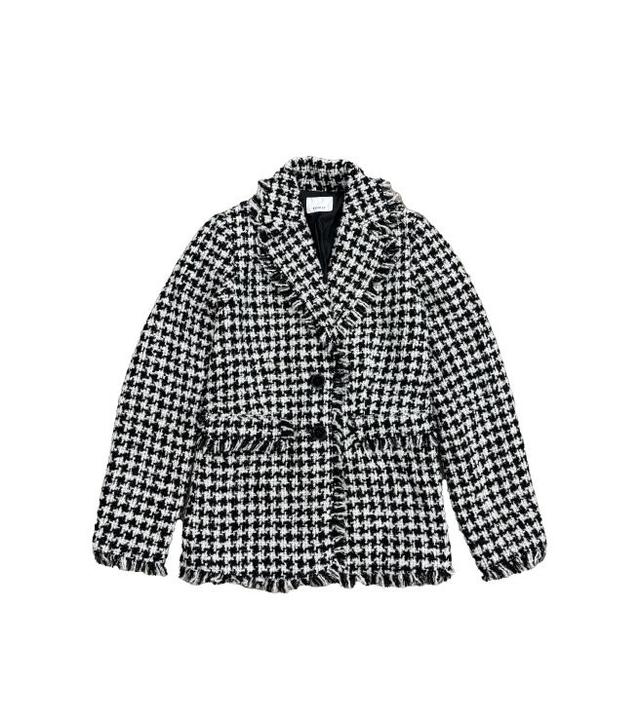 画像: 125108311001 ツイードシングルジャケット \14,990 tax in BLACK FREE