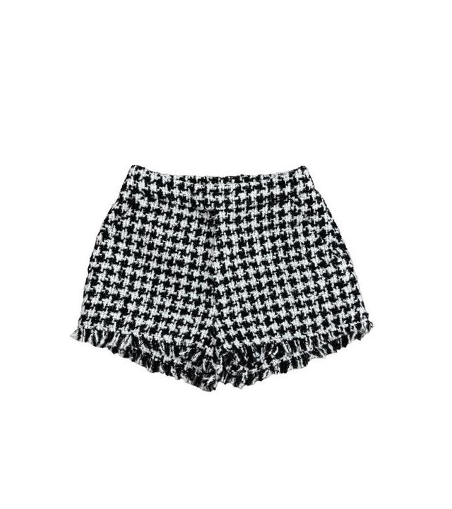 画像: 125108309001 ツイードショートパンツ \8,990tax in BLACK 1(S)2(M)