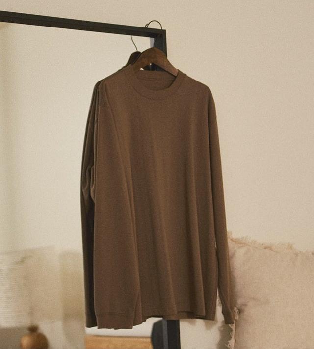 画像: FUTO カットソー ロングスリーブ TCO M ブラウン