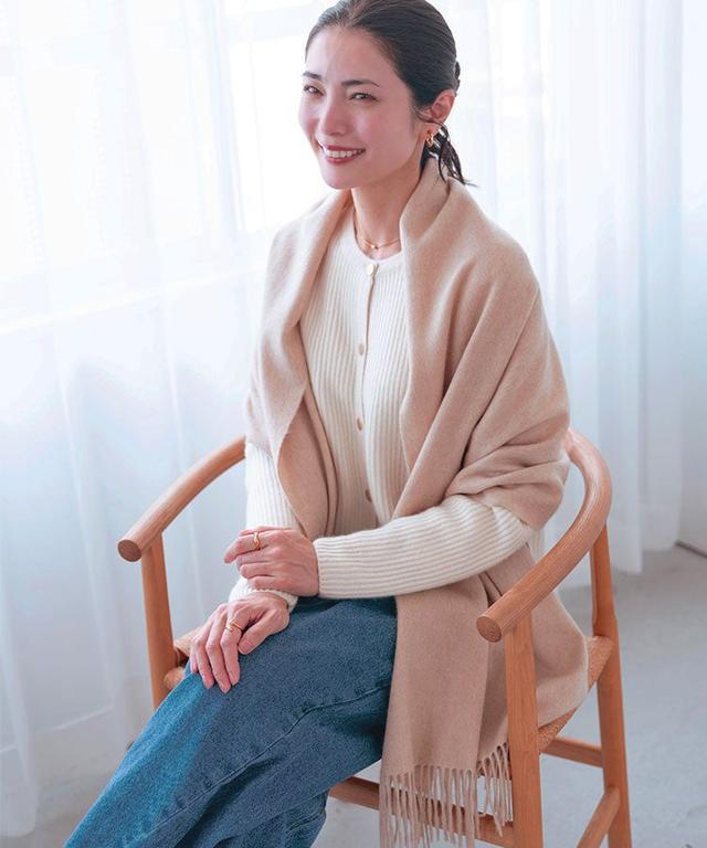 画像: ribknit cardigan / 100%cashmere