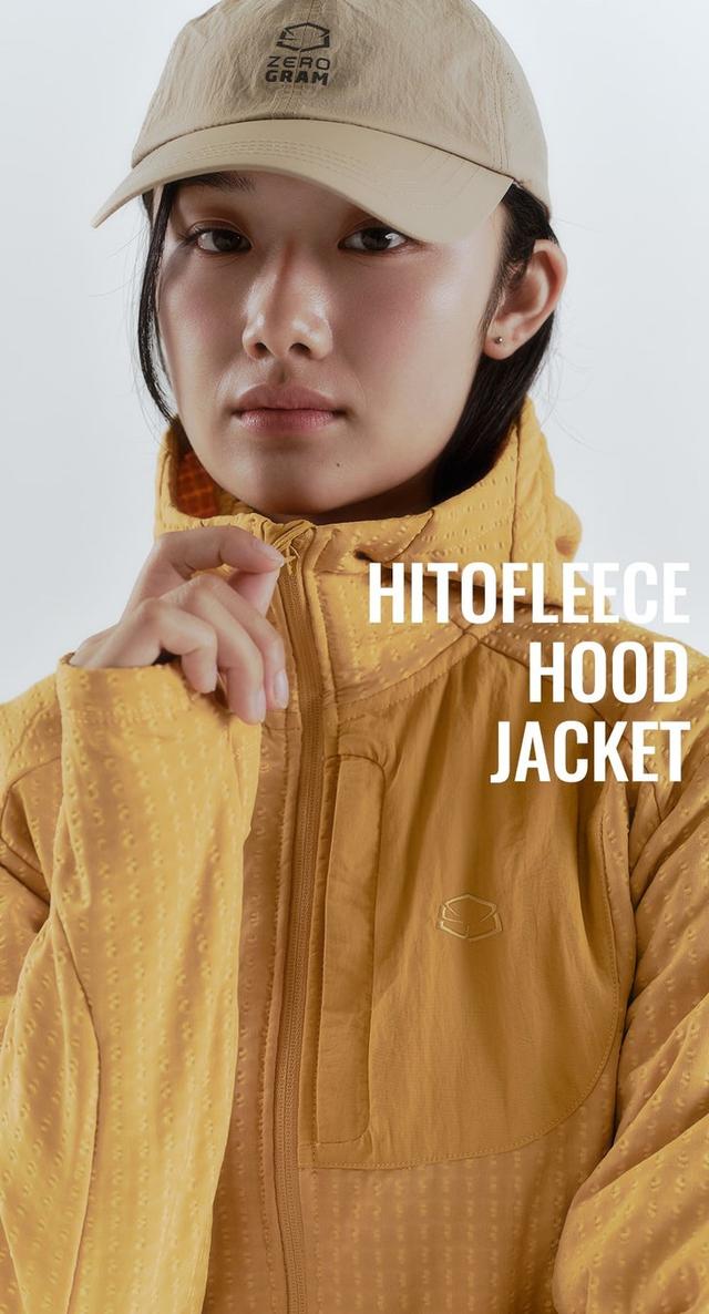 画像: フリースの保温機能に耐摩耗性と耐風性を加えた生地HitoFleeceを採用