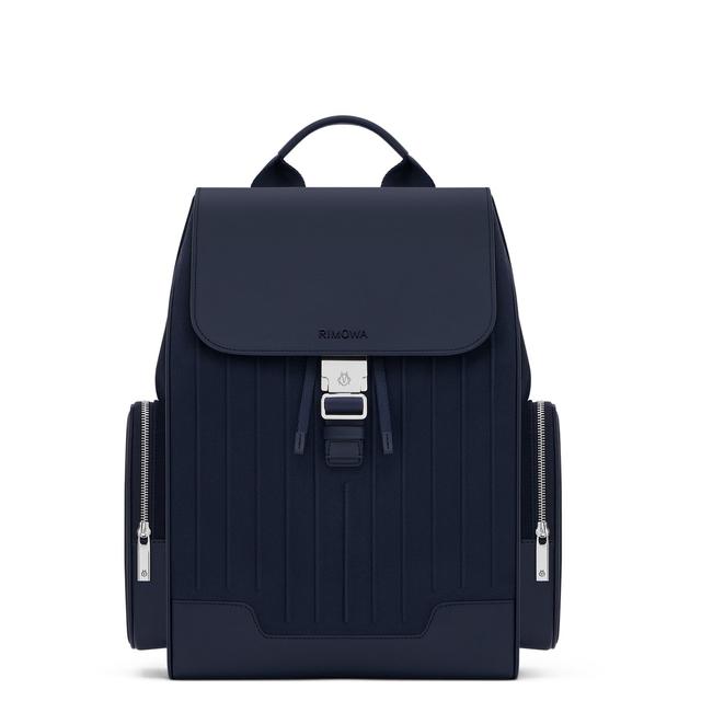 画像: Never Still キャンバス フラップ バックパック ネイビー