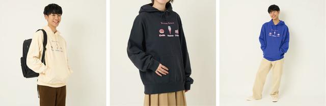 画像: 左から「スイーツ」ナチュラル、ネイビー、ブルー