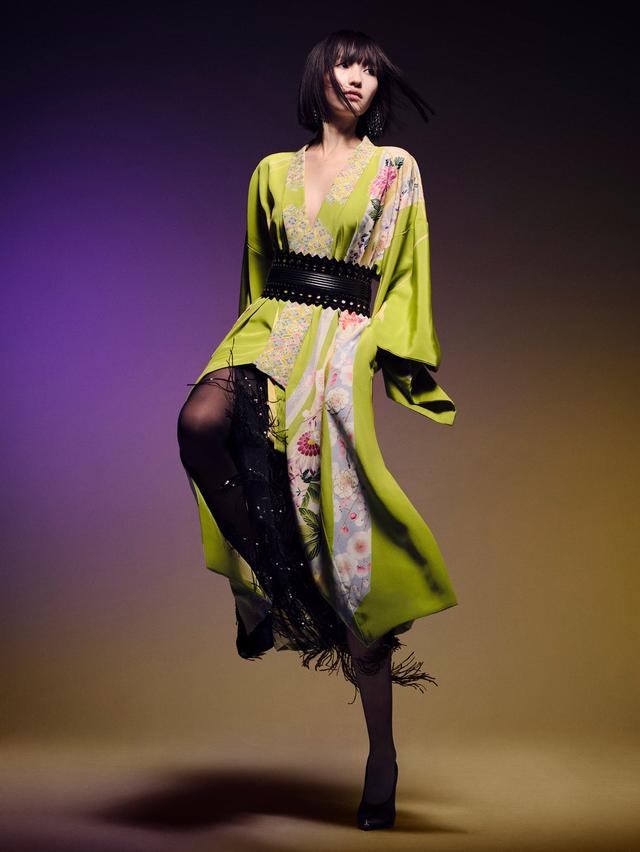 画像: 日本の伝統美を現代に向けて軽やかに解き放つ ドレスやジャケットのように纏えるガウン|千總本店・千總オンラインショップで販売スタート